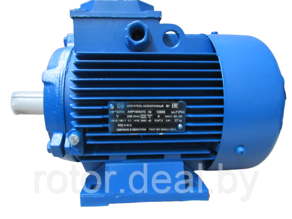 Электродвигатель АИР100S4 3 кВт 1500 об/мин - фото 1 - id-p202208299