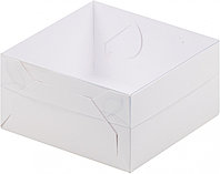 Коробка для печенья 155х155х70 мм белая
