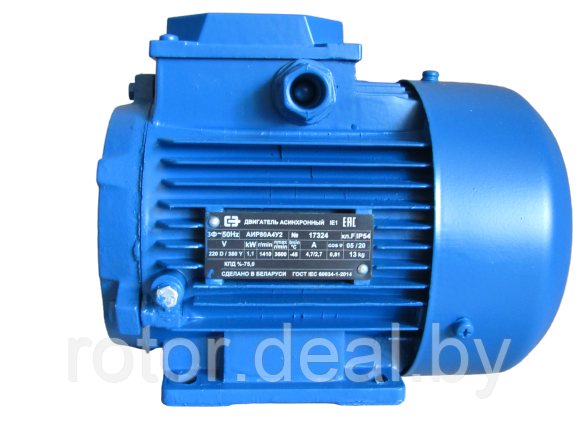 Электродвигатель АИР80A4 1,1 кВт 1500 об/мин - фото 1 - id-p202208336