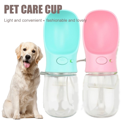 Непроливаемая бутылка поилка для собак Pet Care Cup