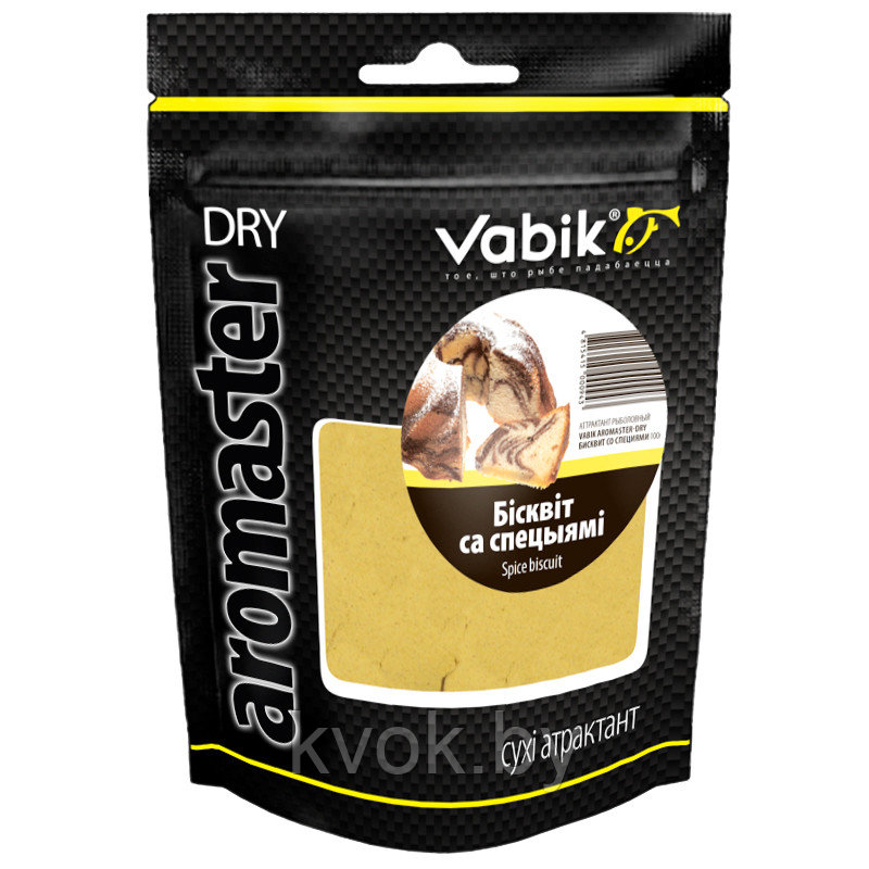 Сухой аттрактант Vabik Aromaster Dry Бисквит со специями - фото 1 - id-p202210791