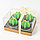 Декоративные свечи "Кактусы" 4шт. в подарочной упаковке, фото 2