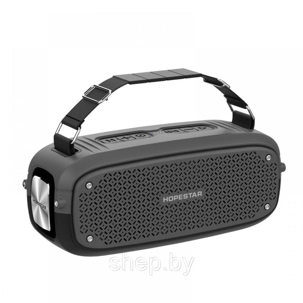 Портативная акустическая стерео колонка Hopestar A21 (Bluetooth, 10W, FM, MP3) Цвет: черный, красный, зеленый - фото 2 - id-p202218594