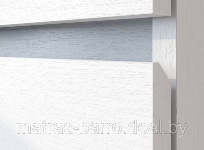 Комод Токио 4 ящика белый текстурный - фото 3 - id-p164906904