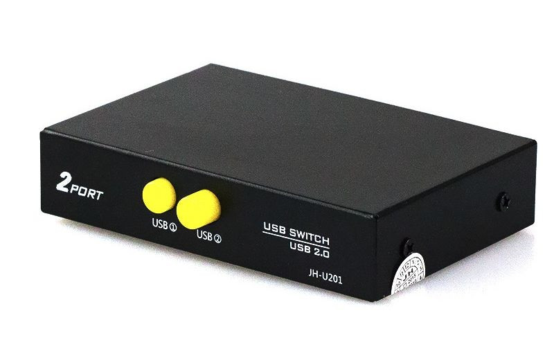 Адаптер - переключатель - свитч USB-B - USB2.0 для подключения принтера или сканера к двум ноутбукам или