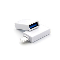 Адаптер - переходник OTG Lightning - USB3.0, ver.01, белый 556353