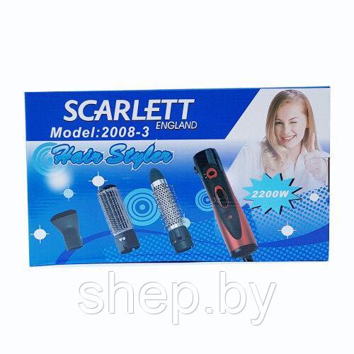 Фен-щетка для волос Scarletу 2008-3 3насадки - фото 4 - id-p202220894