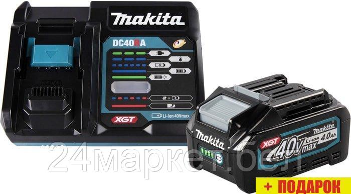 Аккумулятор с зарядным устройством Makita DC40RA + BL4040 191J67-0 (40В/4 Ah + 40В), фото 2