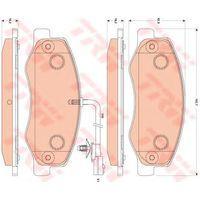 Тормозные колодки TRW GDB1885