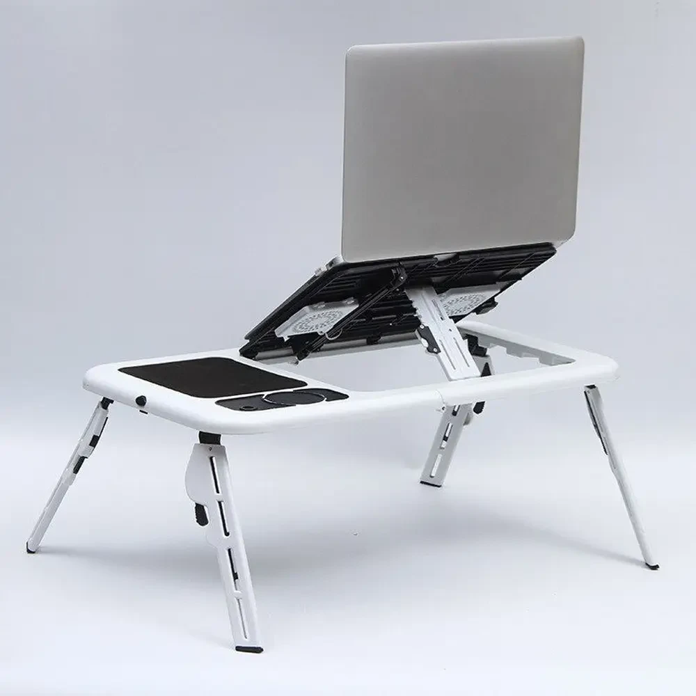 Портативный складной столик для ноутбука E-Table LD09 (постельный стол Е-тейбл) подставка для ноутбука с 2-мя - фото 4 - id-p202221419