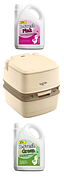 Биотуалет Комплект Thetford Porta Potti Qube 165 Luxe B-FRESH GREEN 2л+PINK 2 л