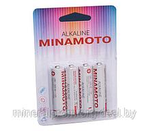 Батарейки MINAMOTO Alkaline LR6 (AA) 4BP (4 шт./упаковка)