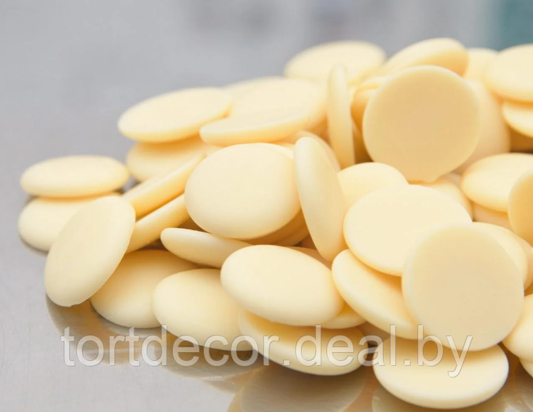 Шоколад белый Томер без сахара 32% в дисках 100г - фото 1 - id-p197618636