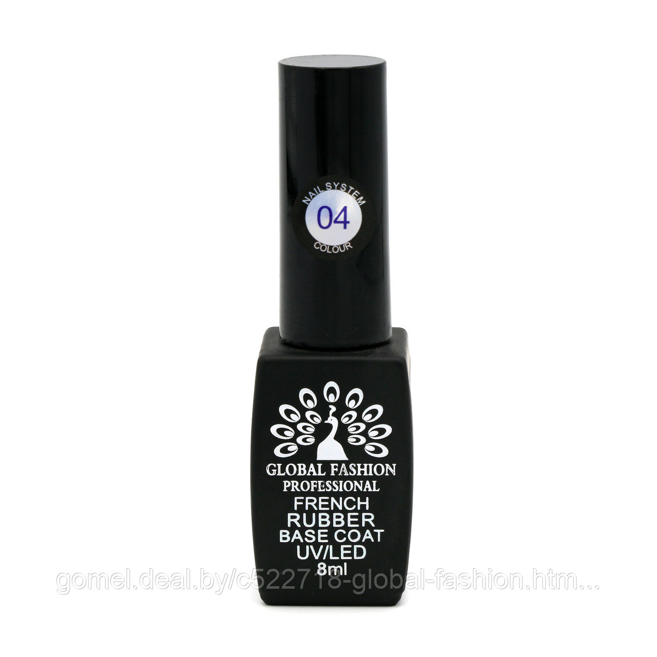 Каучуковая база для гель лака френч, Rubber Base Coat French, 8 мл., Global Fashion 04 - фото 4 - id-p151089954