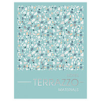 Блокнот "MATERIALS. TERRAZZO", А6, 80 листов, в точку, бирюзовый