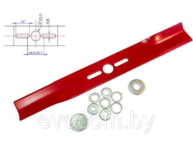 Нож для газонокосилки 45,8 см прям. универсальный (RIparts)