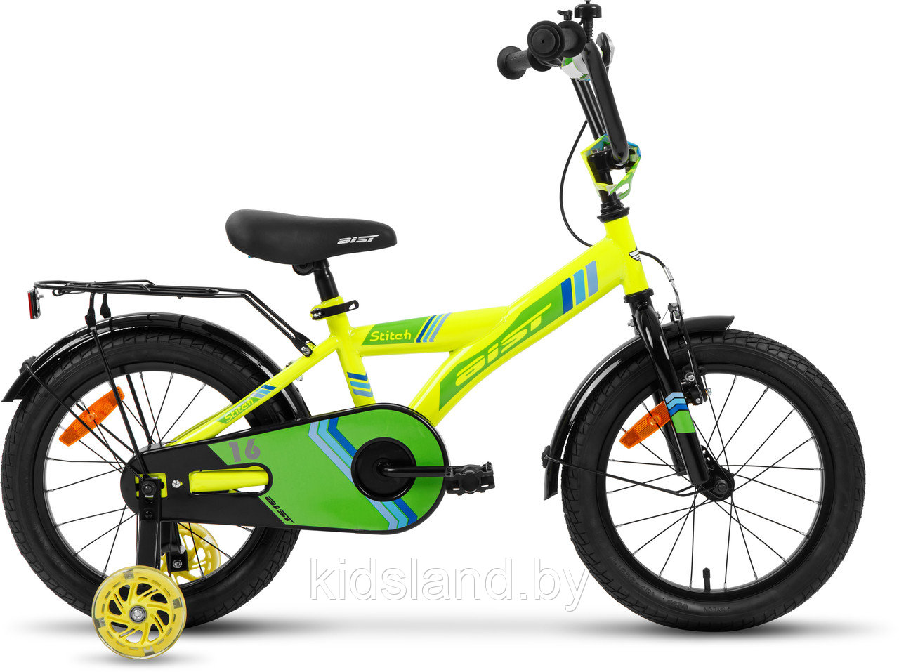 Детский велосипед Aist Stitch 2023 16" (желтый)