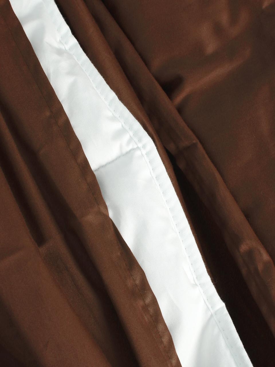 Комплект постельного полуторный Adelina коричневый - фото 4 - id-p201313120