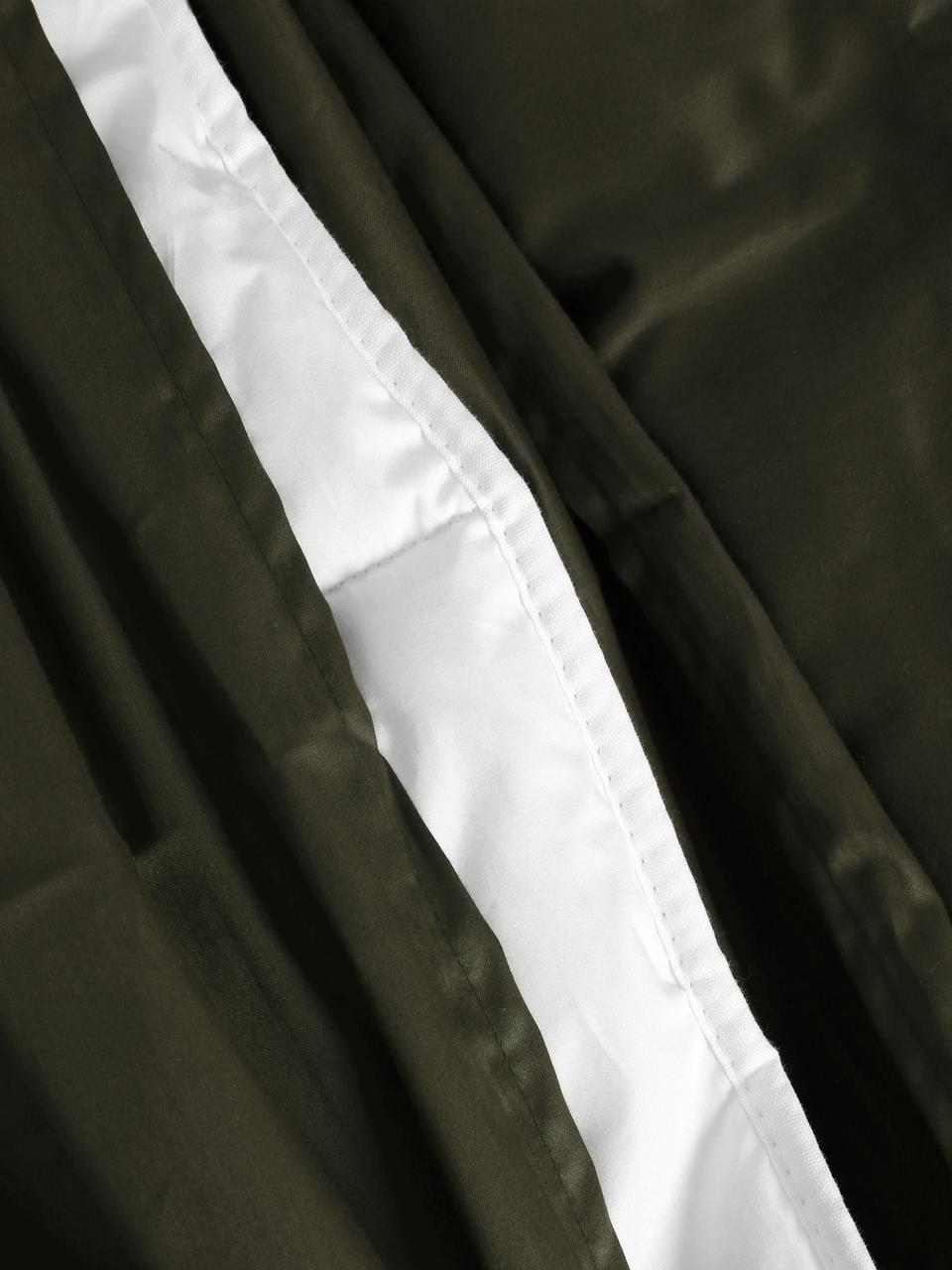 Комплект постельного полуторный Adelina темно-зеленый - фото 4 - id-p201313133