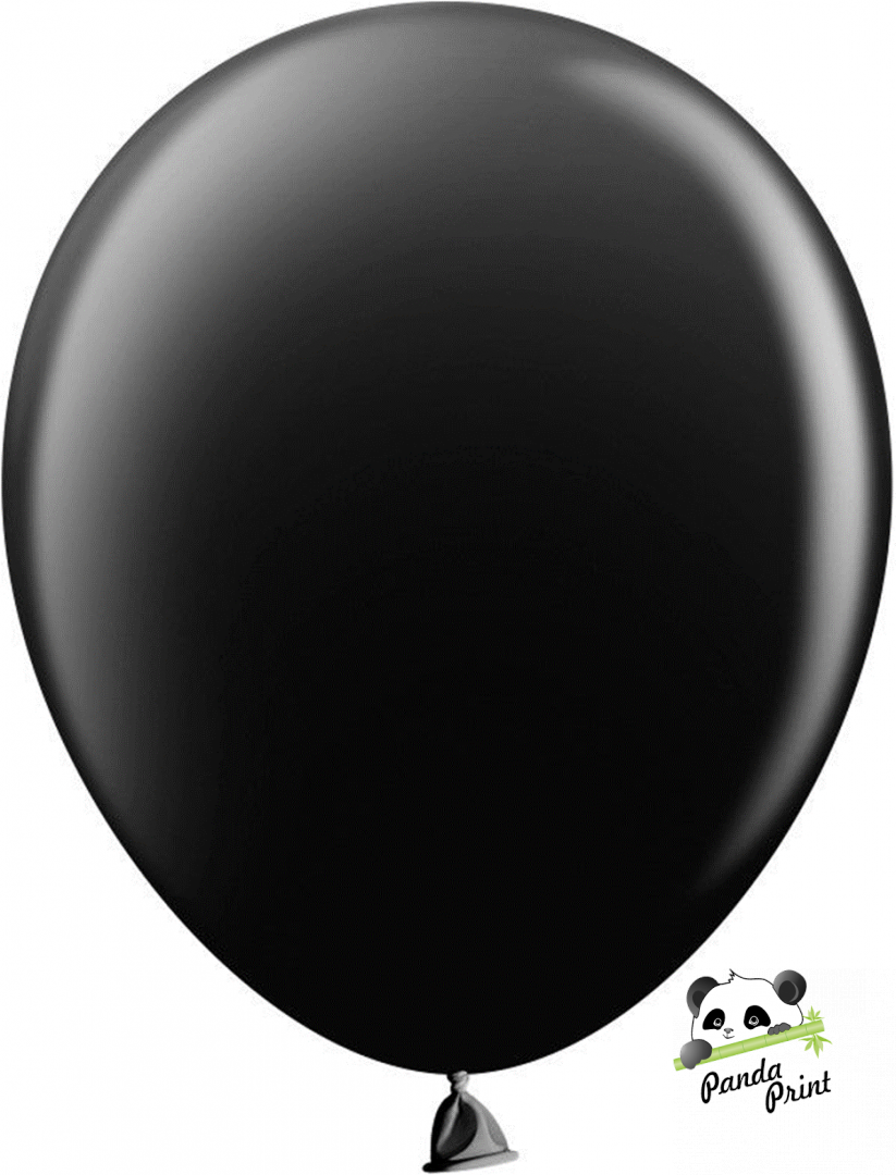 Шар Черный пастель (12"/30 см), 5 шт - фото 1 - id-p202240131