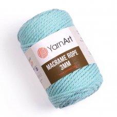 Крученый шнур для макраме YarnaArt Macrame Rope 3 мм цвет 775 мята