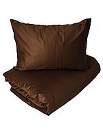 Комплект постельного двуспальный Adelina коричневый