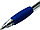 Ручка шариков. автоматическая Buro Click grip прозрачный/синий d=0.7мм син. черн. кор.карт. линия 0.5мм резин., фото 2