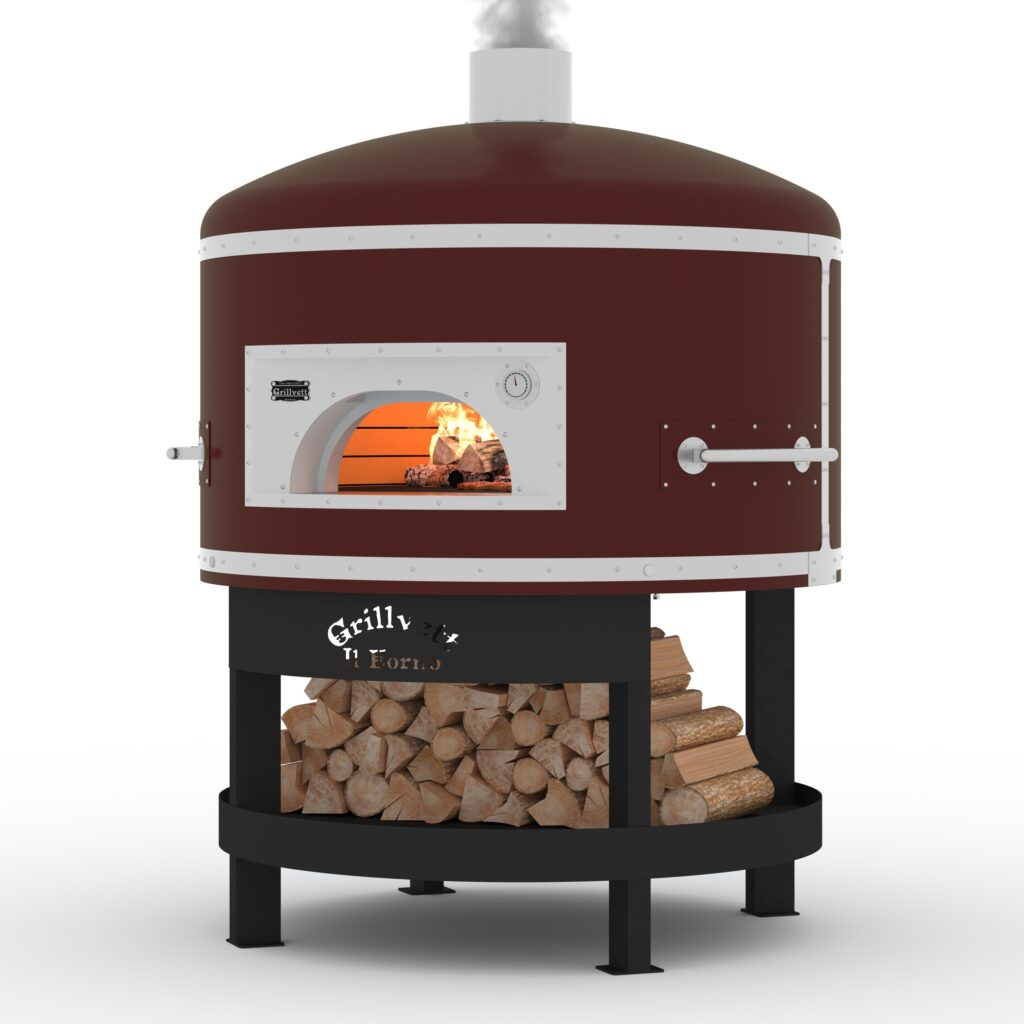 Дровяная пицца-печь GRILLVETT IL FORNO (под 1200 мм) на подставке - фото 1 - id-p202233523