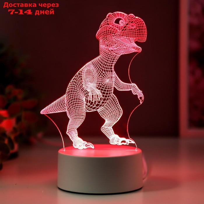 Светильник "Тираннозавр" LED RGB от сети - фото 3 - id-p202224485