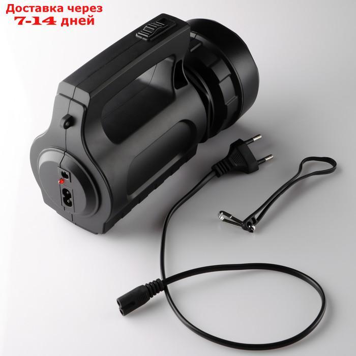 Фонарь-прожектор аккумуляторный, 9 Вт+3 Вт,1800 mAh,18 led, от сети 220 В, 18.5х11х9 - фото 3 - id-p202224538