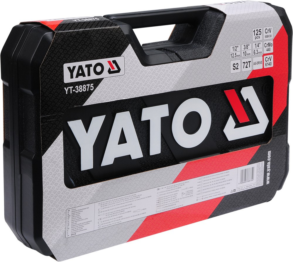 Набор инструментов Yato YT-38875 126 предметов - фото 3 - id-p202252585