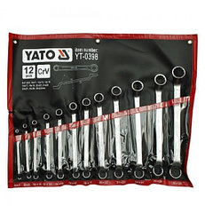 Набор накидных ключей изогнутых 6-32мм (12пр.) YATO (YT-0398)