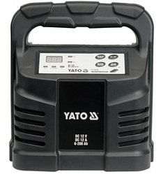 Электронное зарядное устройство (12V; 12A; 6-200Ah) YATO (YT-8302)