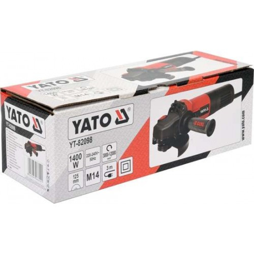 Угловая шлифовальная машина 125мм "Yato" YT-82098 - фото 3 - id-p202252730