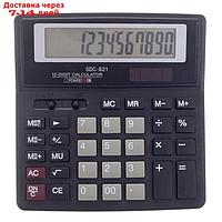 Калькулятор настольный, 12-разрядный, SDC-821, двойное питание