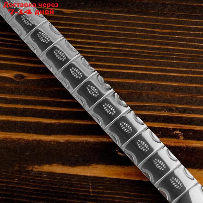 Шумовка-лопатка для казана узбекская 45см, ширина 12см, с деревянной ручкой - фото 3 - id-p201935810