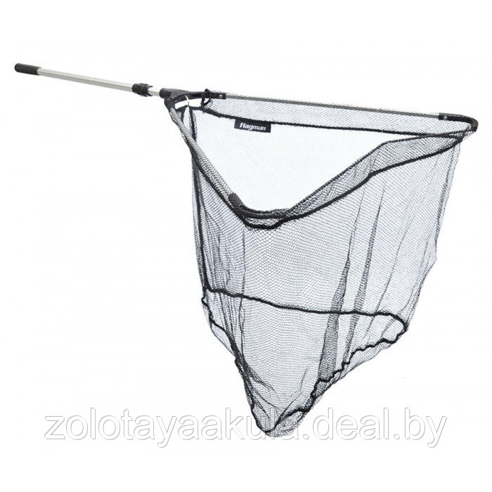 Подсак складной телескопический FLAGMAN Landing Net Black PE Mesh 60x60, head 1.,80 м, 2 секции - фото 1 - id-p202252964