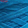 Пряжа-шнур "Ribbon" 40% полиэстер, 60% хлопок 125м/250гр (763 голуб. Бирюза), фото 4