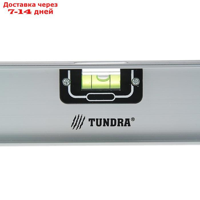Уровень алюминиевый TUNDRA "Рельс", 3 глазка (1 поворотный), 1200 мм - фото 4 - id-p202225402
