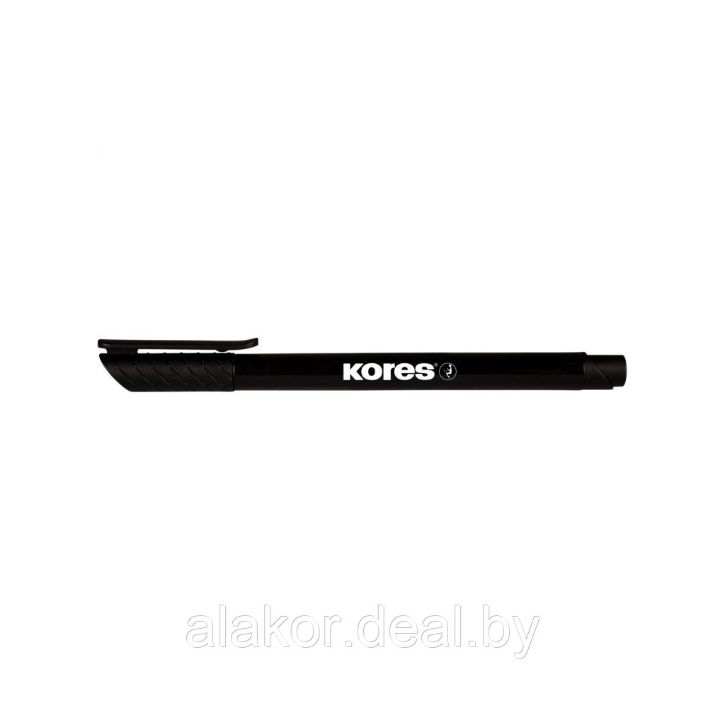 Маркер перманентный Kores K-Marker, М, черный, 1мм - фото 1 - id-p202254333