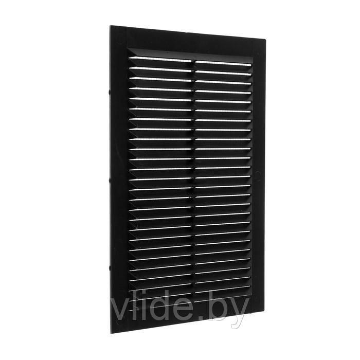 Решетка вентиляционная накладная VENTS МВ 125 -1с, 170 х 240 мм, с сеткой, черная - фото 2 - id-p202254371