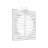 Решетка вентиляционная ERA 1515 П, 150х150 мм, с сеткой, разъемная, фото 2