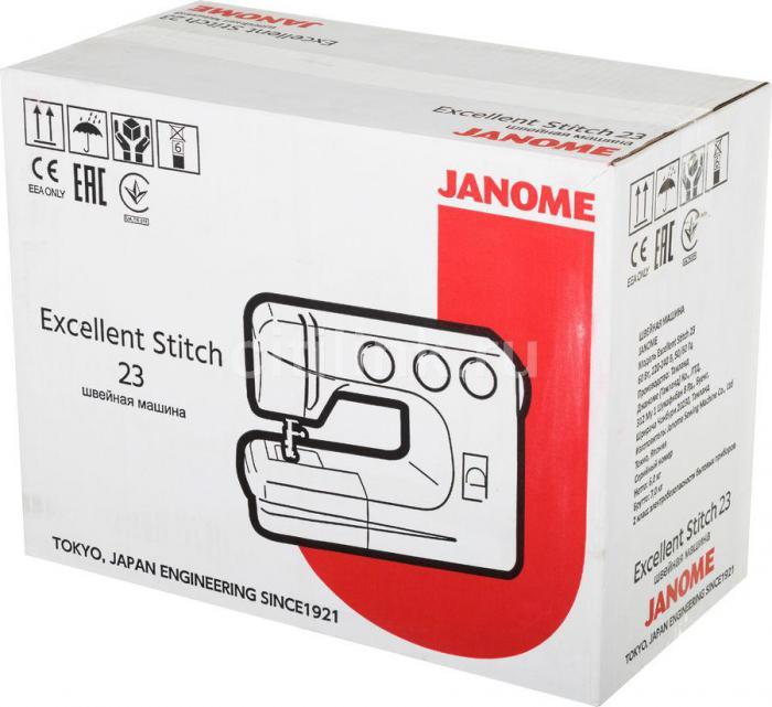 Швейная машина Janome Excellent Stitch 23 белый