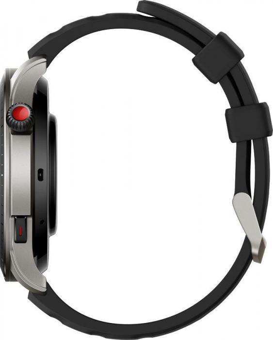 Смарт-часы AMAZFIT GTR 4 A2166, 1.43", черный/серый / черный - фото 4 - id-p201738820