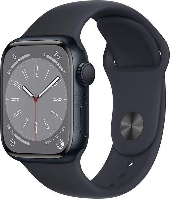 Смарт-часы Apple Watch Series 8 А2770, 41мм, темная ночь / темная ночь [mnu73ll/a] - фото 1 - id-p201933460