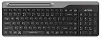 Клавиатура A4TECH Fstyler FBK25, USB, Bluetooth/Радиоканал, черный серый [fbk25 black]