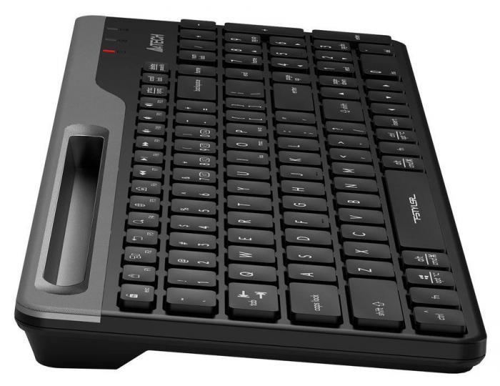 Клавиатура A4TECH Fstyler FBK25, USB, Bluetooth/Радиоканал, черный серый [fbk25 black] - фото 6 - id-p201738936