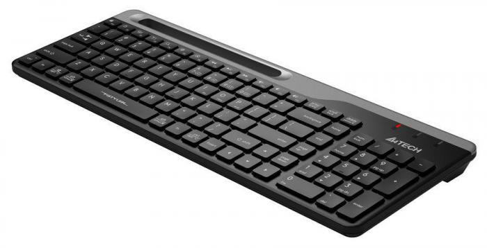 Клавиатура A4TECH Fstyler FBK25, USB, Bluetooth/Радиоканал, черный серый [fbk25 black] - фото 7 - id-p201738936