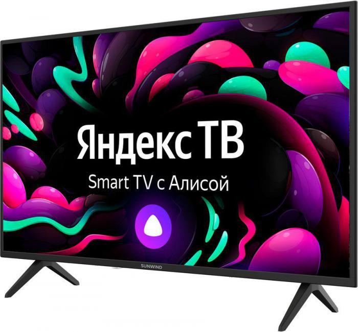 43" Телевизор SunWind SUN-LED43XS301, FULL HD, черный, СМАРТ ТВ, YaOS - фото 2 - id-p201739005