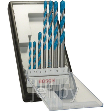 Набор сверл MULTICONSTRUCTION 7 шт BOSCH 2607010546, фото 2